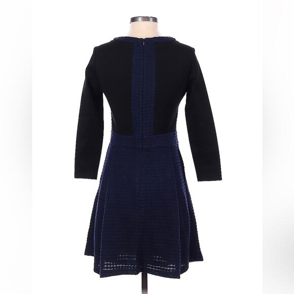 Blue check fit and flare dress, size small - Picture 2 of 9